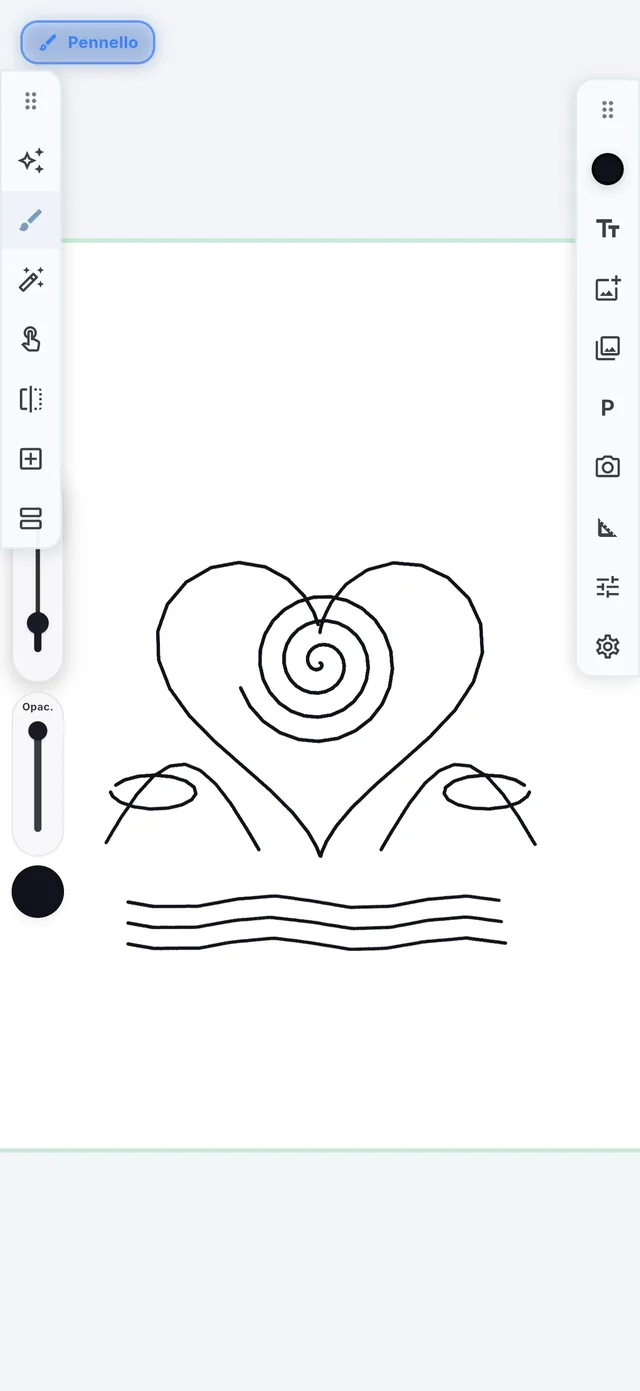 Inkconscious Design editor on iPhone